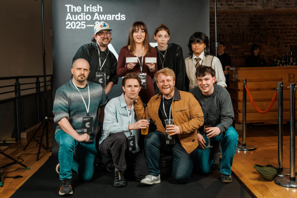 Group at The Irish Audio Awards event.